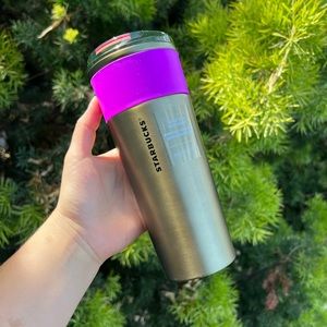 New Starbucks stainless steel purple tumbler